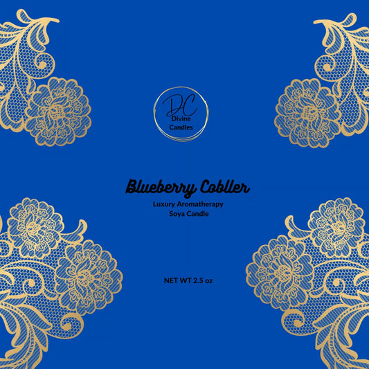 Blueberry Cobbler wax melt - Divine Candles 