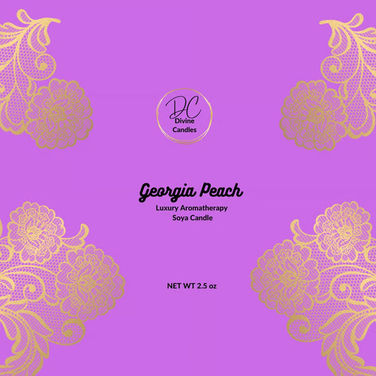 Georgia Peach wax Melt - Divine Candles 
