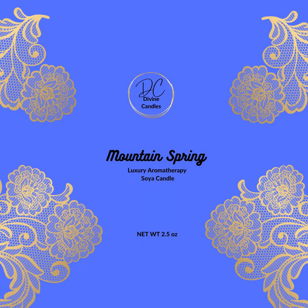 Mountain Spring wax melt - Divine Candles 